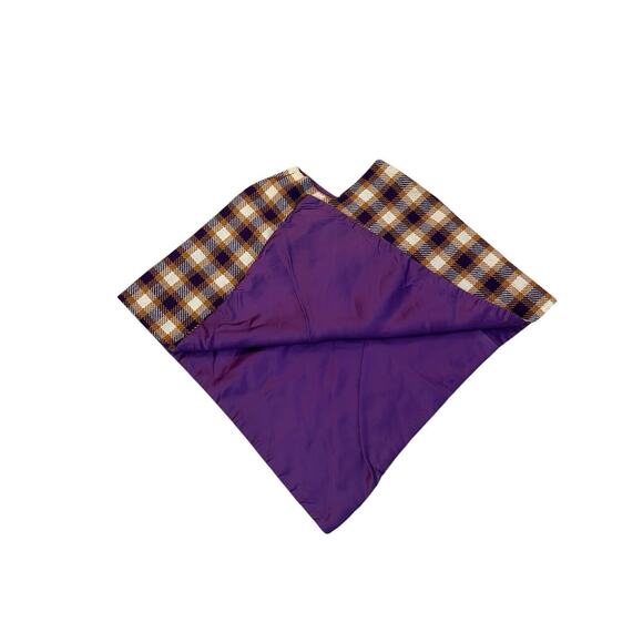 VTG. Scottish Plaid Poncho Cape Wool Tweed Preppy‎ Academia Heritage Minimalist - Picture 7 of 8